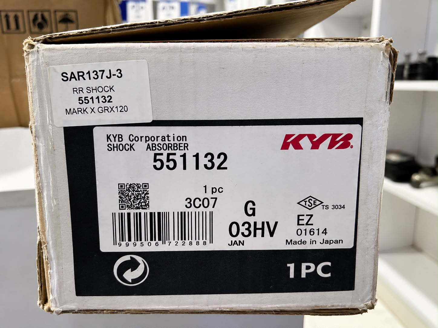 KYB REAR SHOCK ABSORBER 551132 GAS-A-JUST FOR LEXUS, CROWN AND MARK X